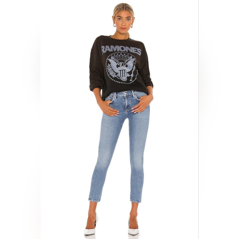 Agolde Toni mid rise straight jean